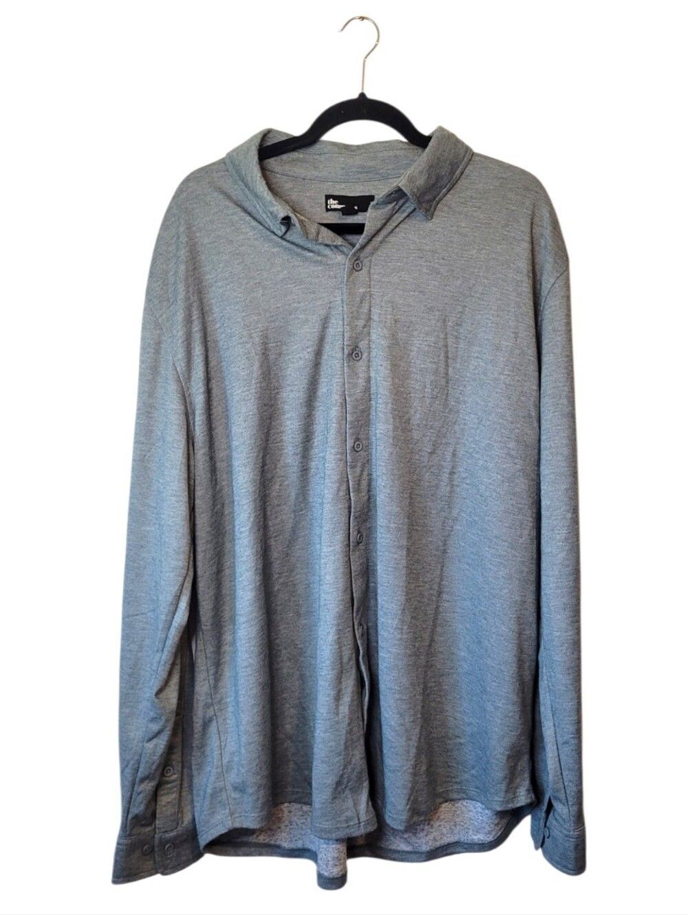 The Commons Light Green Gray Button-Up Ultrasoft Shirt Size XXLT